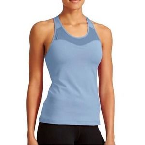 ATHLETA | Spiral Support Tank | Blue-gray | S